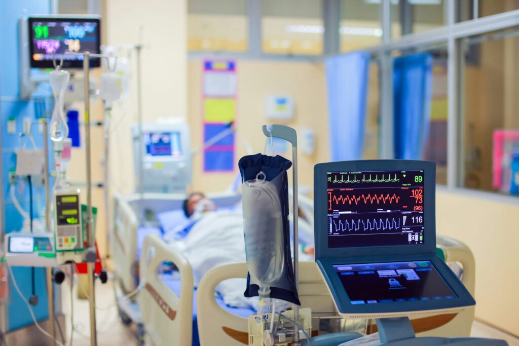 State-of-the-art ICU at Silver Birch Hospital.